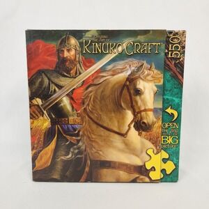 NIB Master Pieces Kinuko Craft‎ 550 Piece Puzzle - The Warrior King 18"x24"